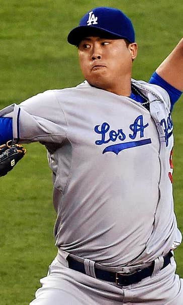 Ryu pitches Dodgers past Angels to take Freeway Series